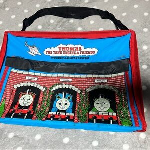 Vintage Thomas the tank engine carrying case with space for tracks and trains